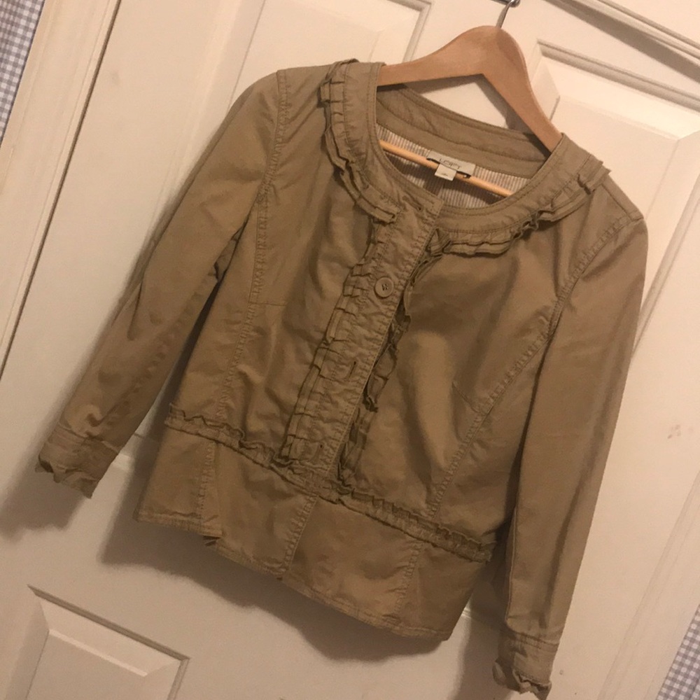 Ruffled blazer